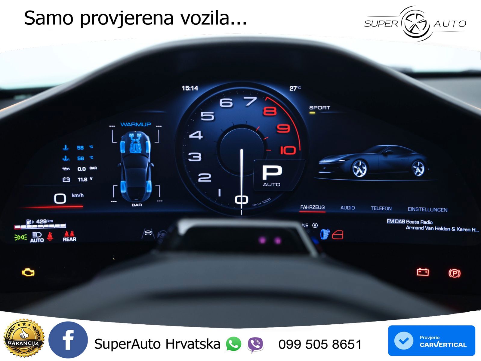 Ferrari Amalfi 3.9 V8 (640 KS) F1 DCT LED+GR SJED+ACC