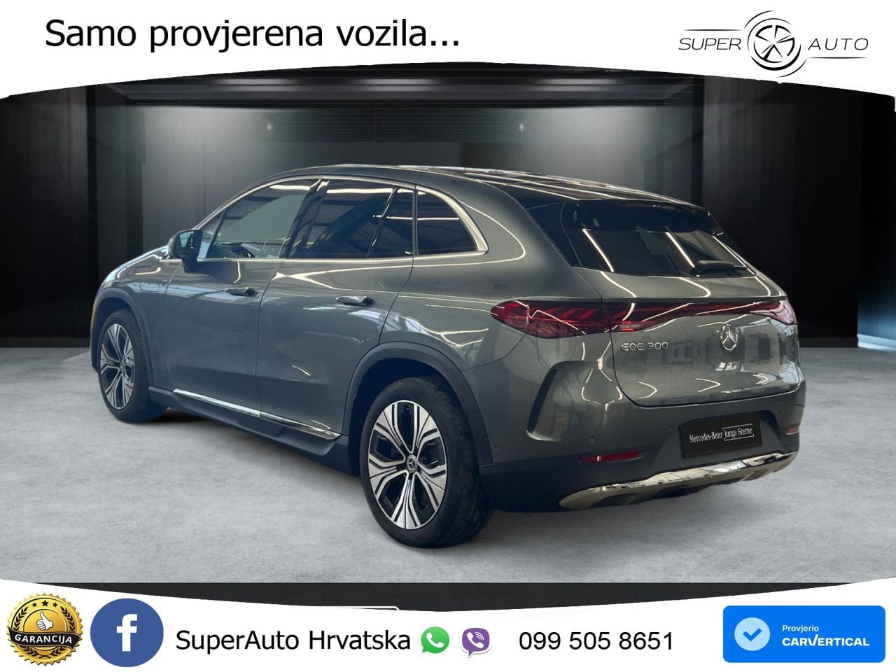 Mercedes EQE SUV 300 100 kWh (265 KS) ACC+GR SJED+360+PANO