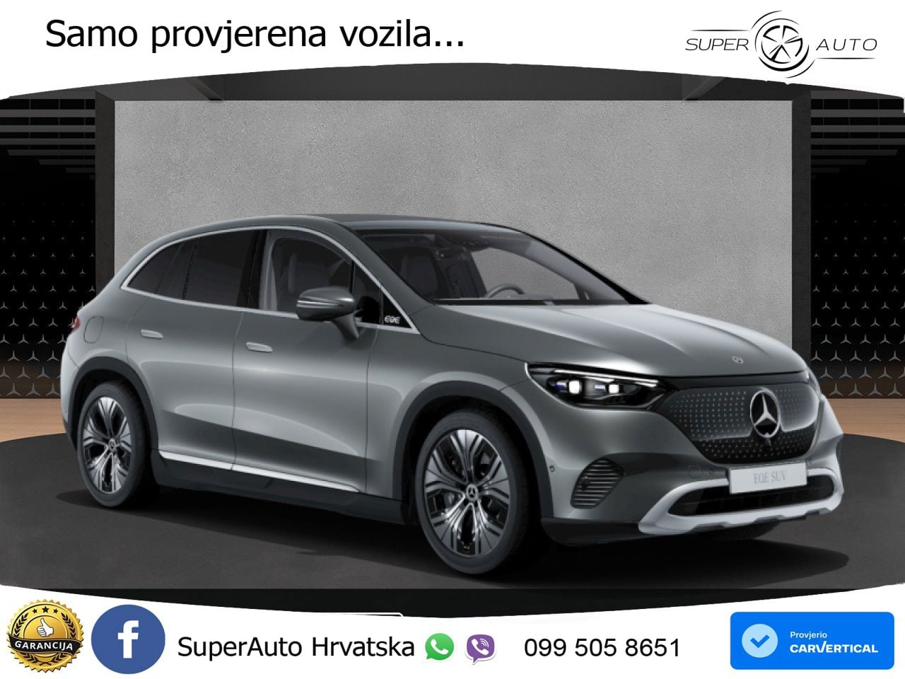 Mercedes EQE SUV 300 100 kWh (265 KS) ACC+GR SJED+360+PANO