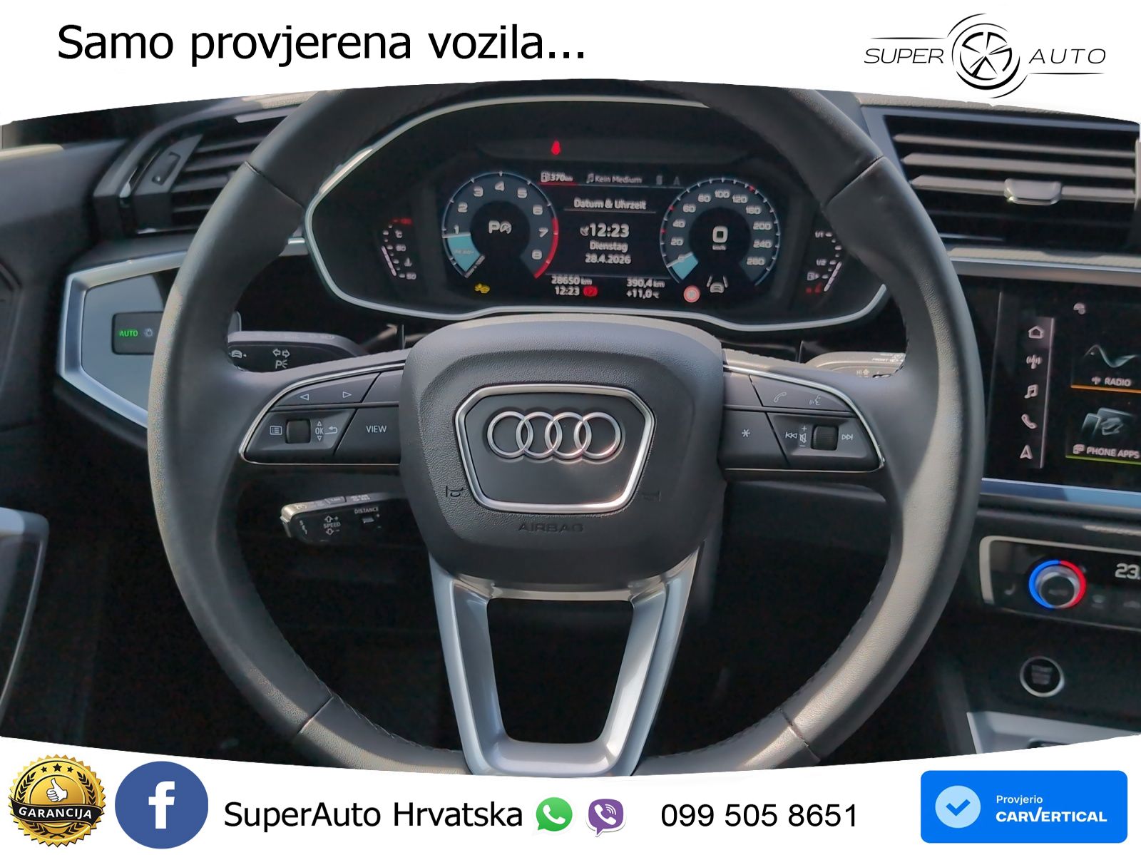 Audi Q3 35 TFSI (150 KS) S tronic advanced LED+GR SJED+ACC