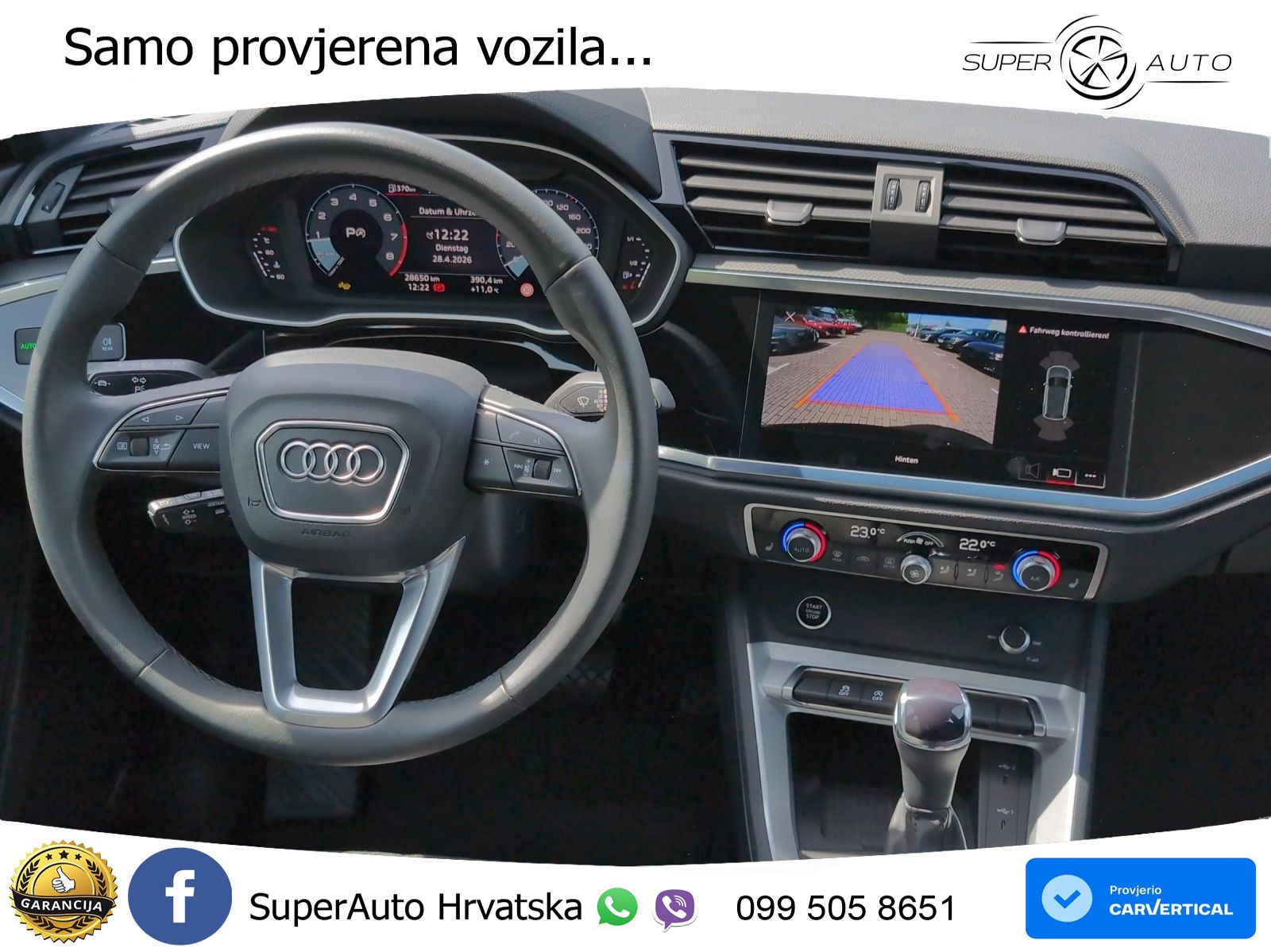 Audi Q3 35 TFSI (150 KS) S tronic advanced LED+GR SJED+ACC
