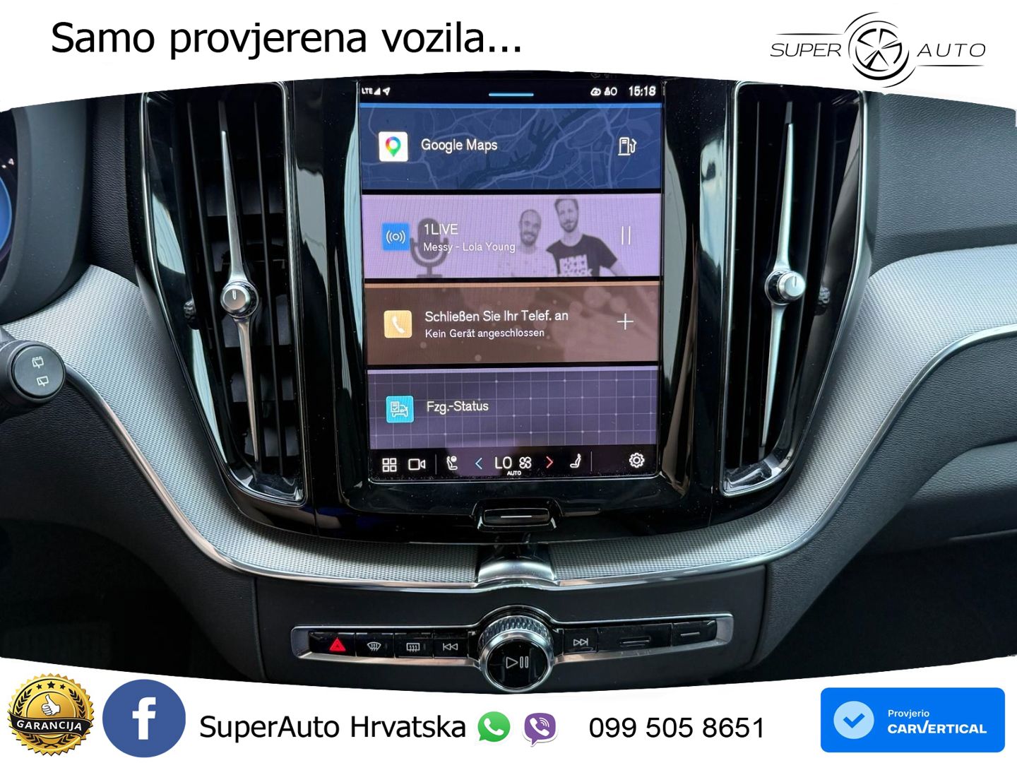Volvo XC60 B4 Diesel FWD Geartronic LED+GR SJED+ACC