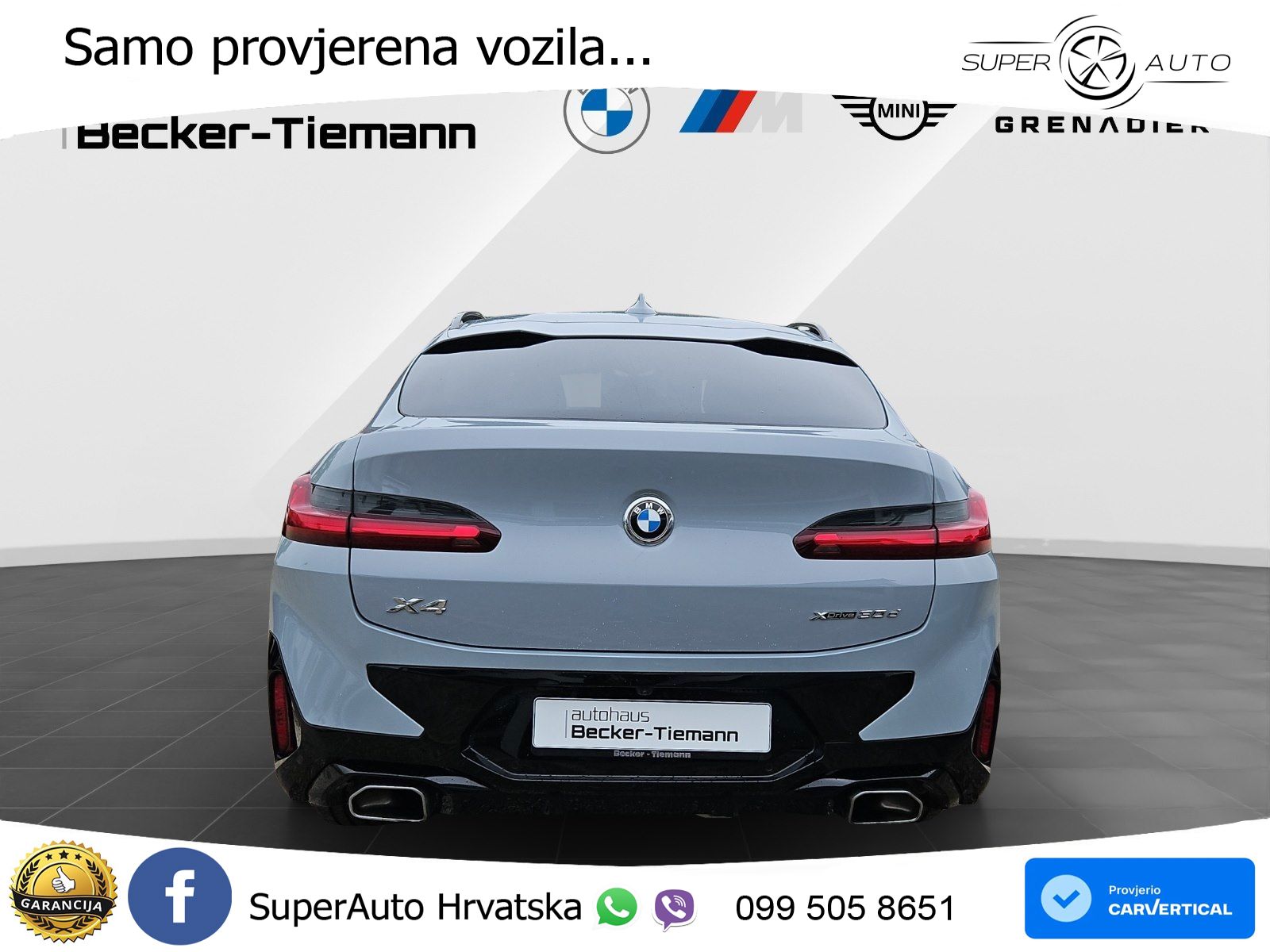 BMW X4 30d (286 KS) xDrive Steptronic M Sport LED+GR SJED+ACC