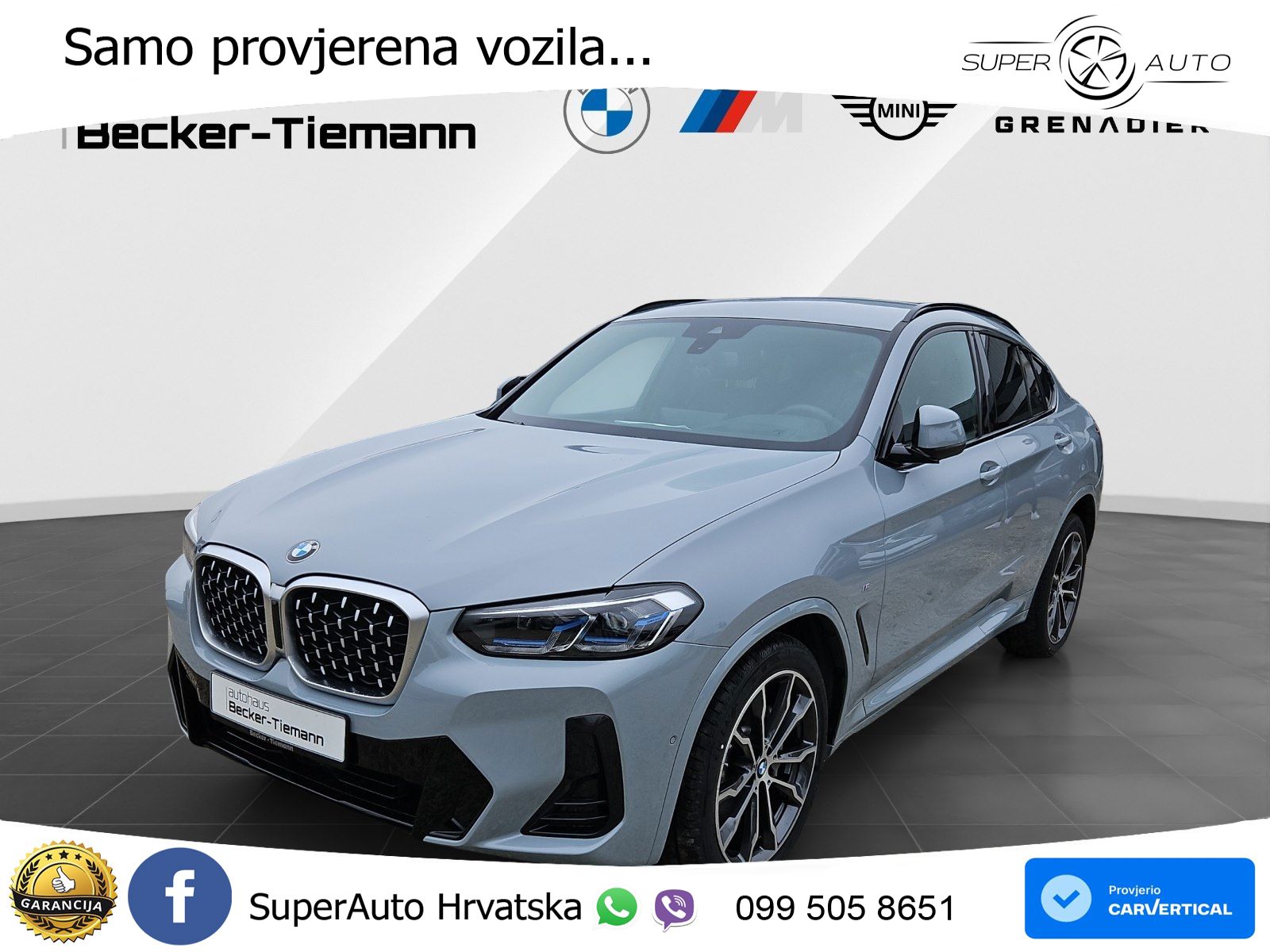 BMW X4 30d (286 KS) xDrive Steptronic M Sport LED+GR SJED+ACC