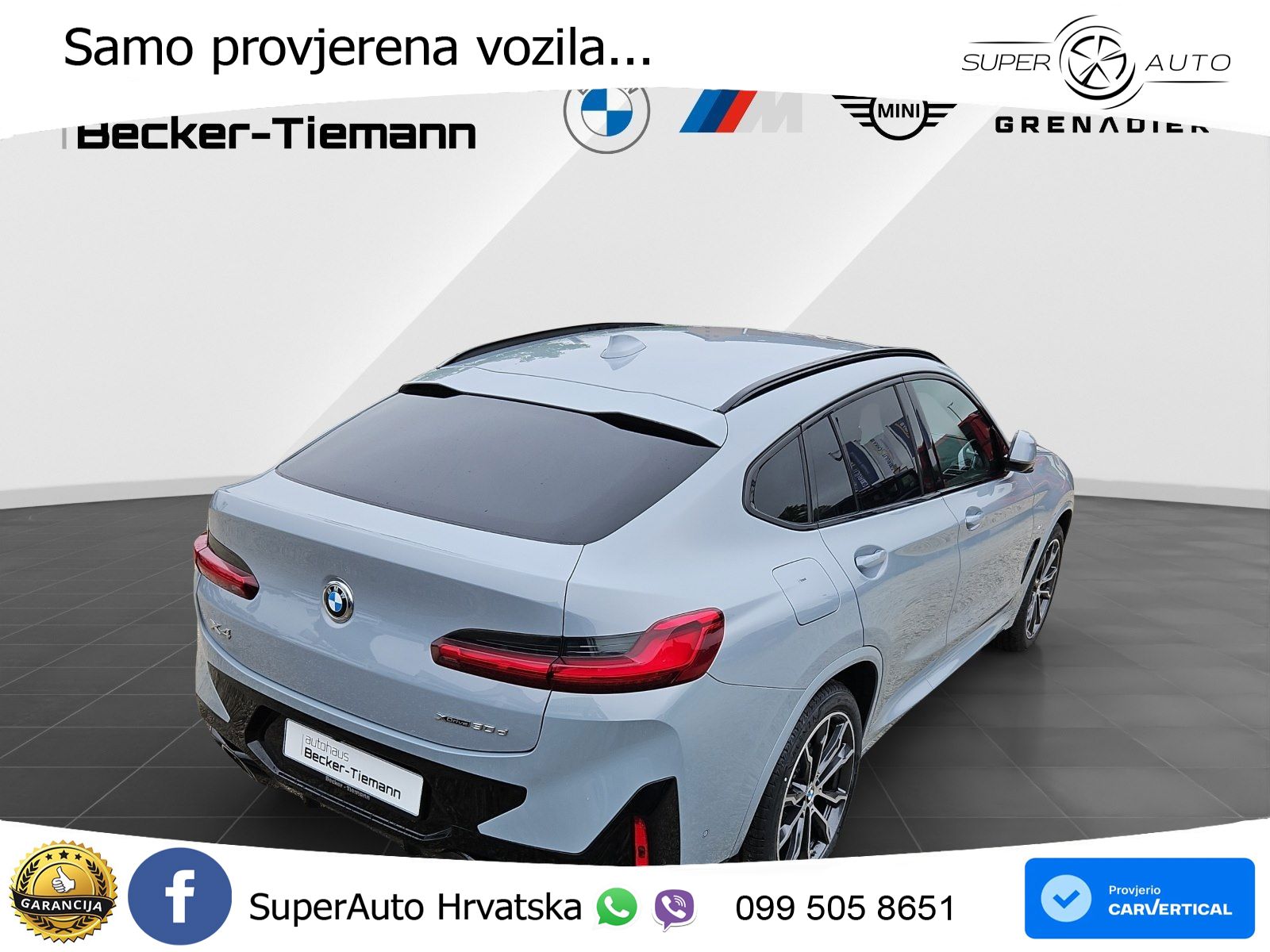 BMW X4 30d (286 KS) xDrive Steptronic M Sport LED+GR SJED+ACC
