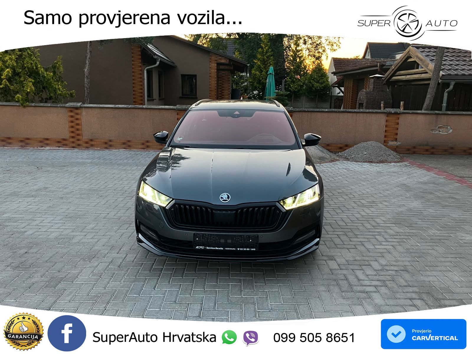 Škoda Octavia Combi 2.0 TDI (150 KS) DSG SportLine LED+GR SJED+ACC