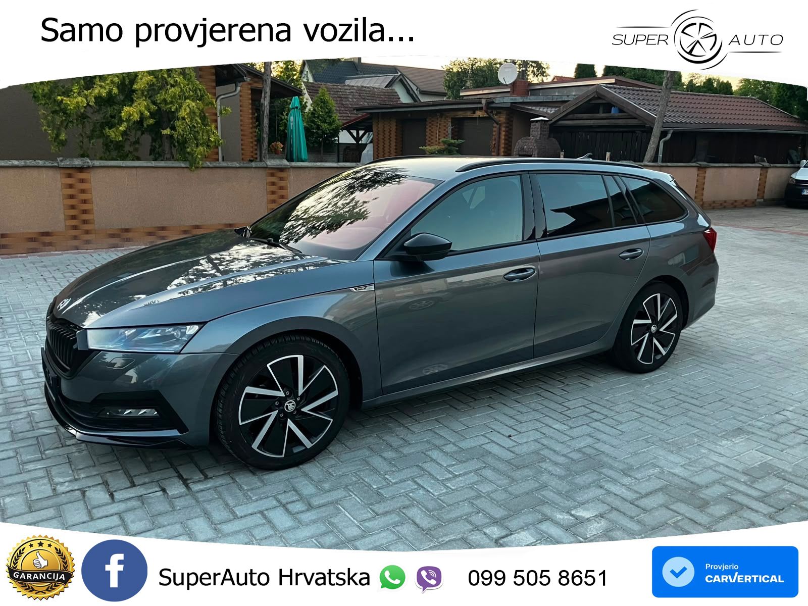 Škoda Octavia Combi 2.0 TDI (150 KS) DSG SportLine LED+GR SJED+ACC