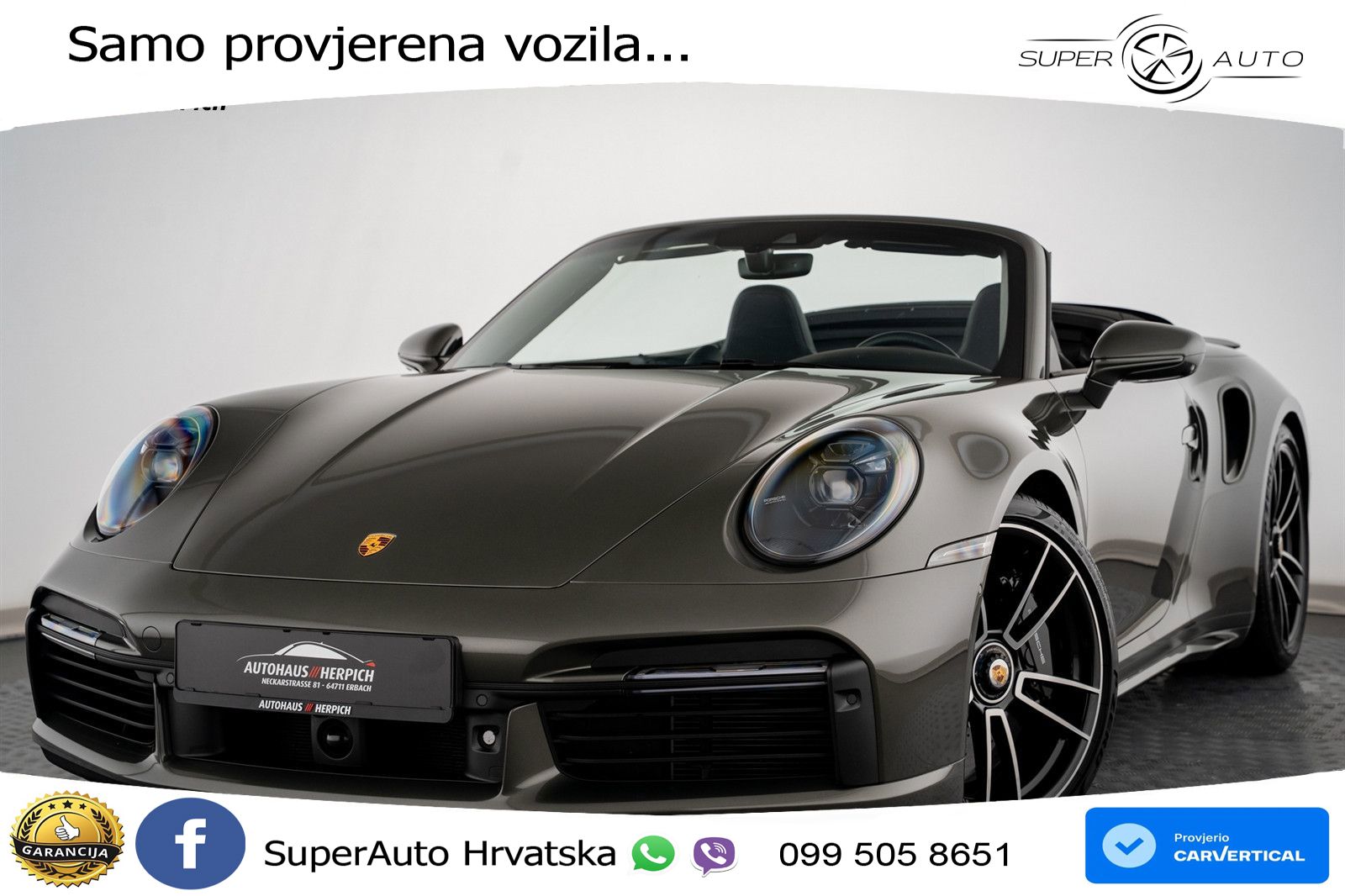 Porsche 911 Turbo S Cabriolet 3.8 (650 KS) PDK LED+GR SJED+ACC