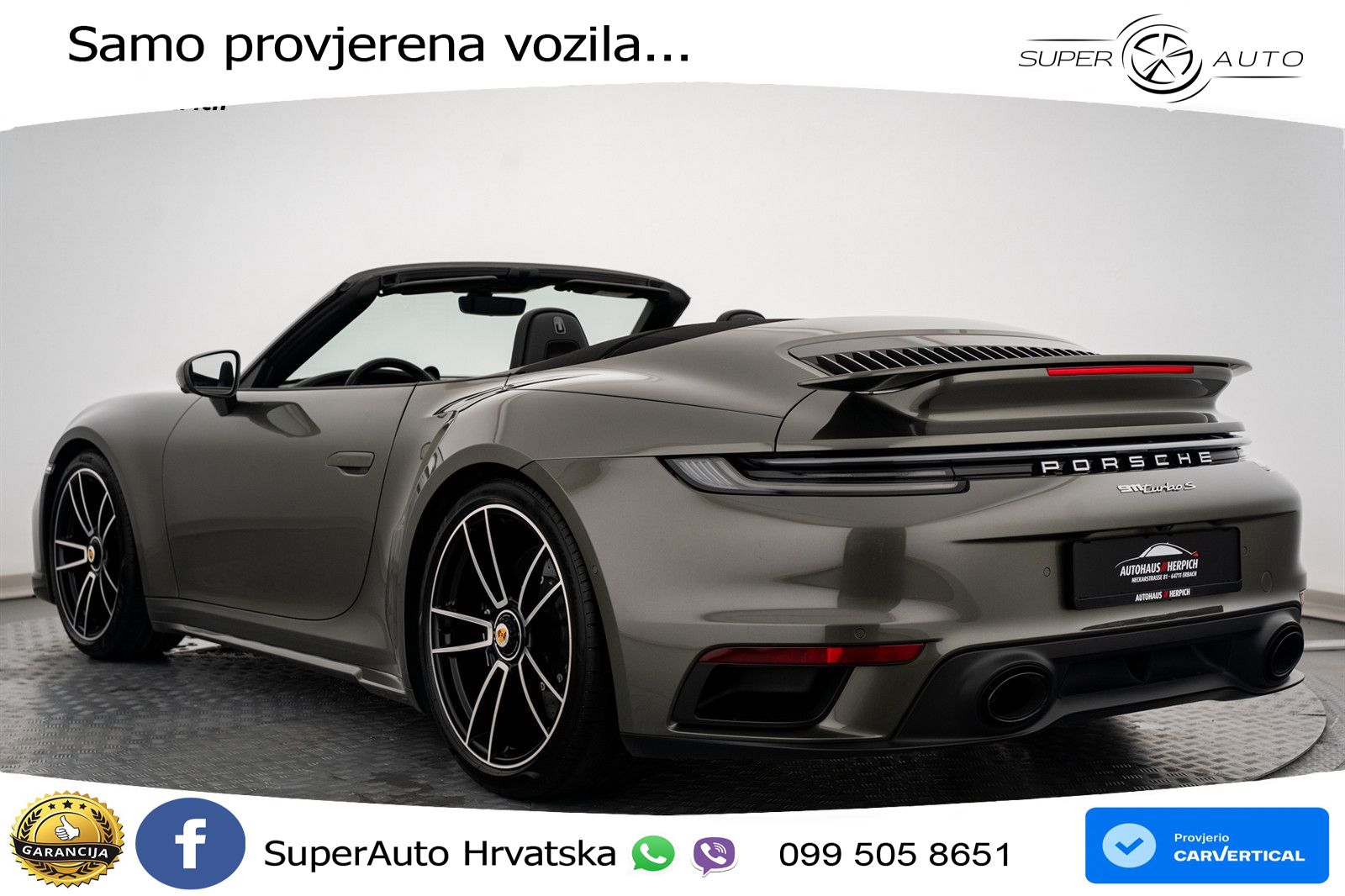 Porsche 911 Turbo S Cabriolet 3.8 (650 KS) PDK LED+GR SJED+ACC