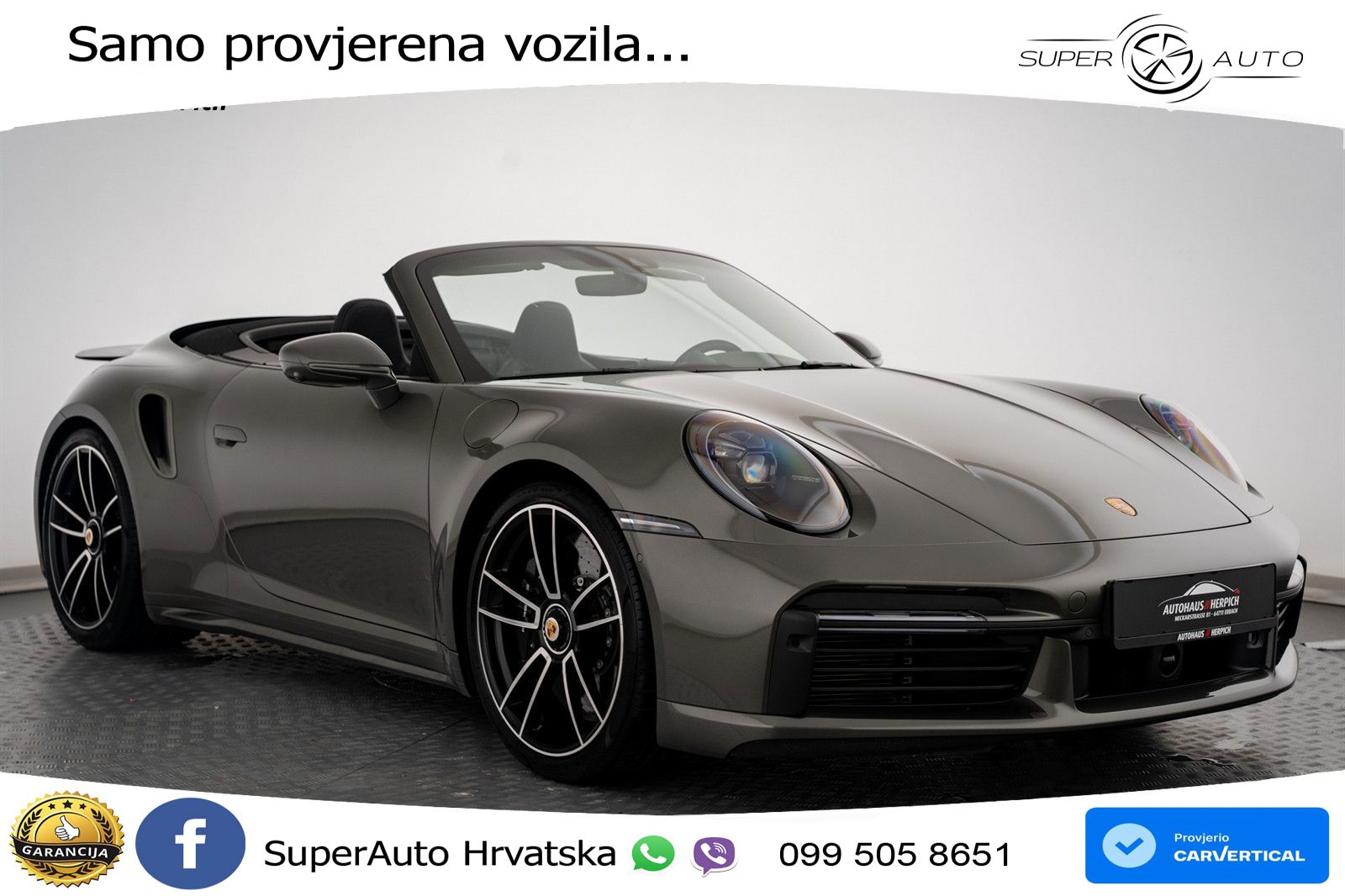Porsche 911 Turbo S Cabriolet 3.8 (650 KS) PDK LED+GR SJED+ACC