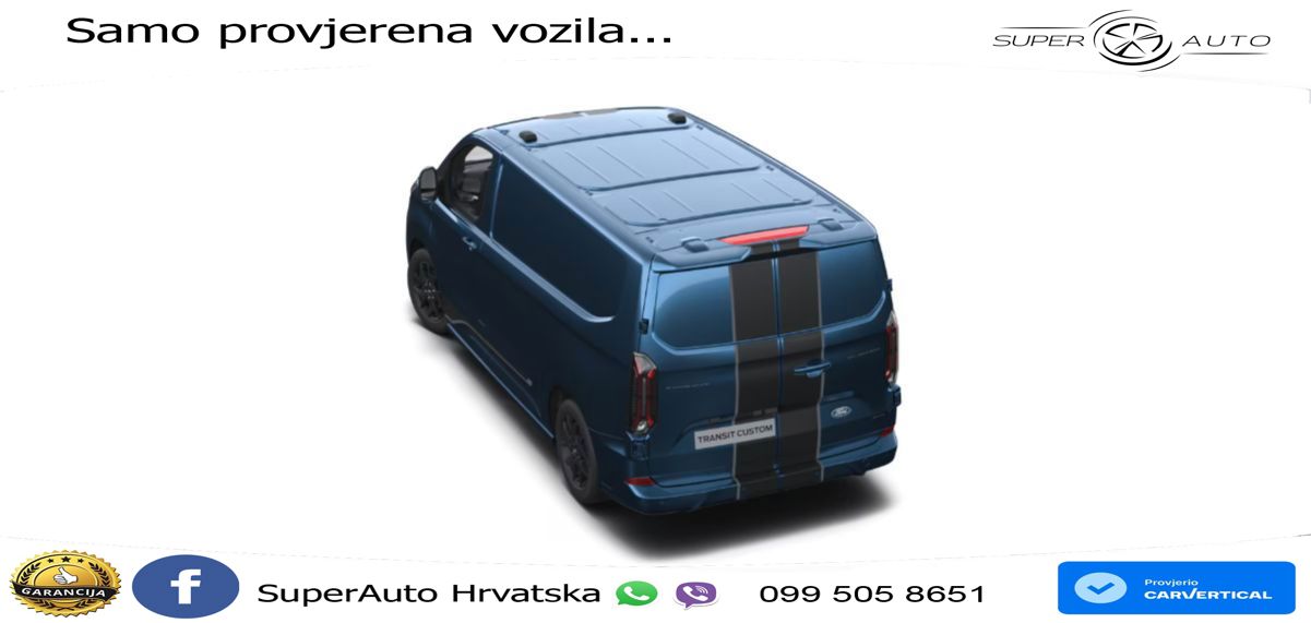 Ford Transit Custom Kasten Sport 320 L1 AWD ACC*AHK*N 170 KS