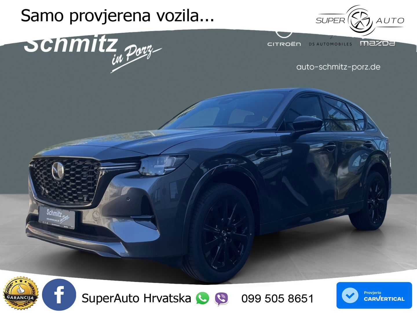 Mazda CX-60 3.3 e-Skyactiv D (254 KS) AWD Automatic LED+GR SJED+ACC