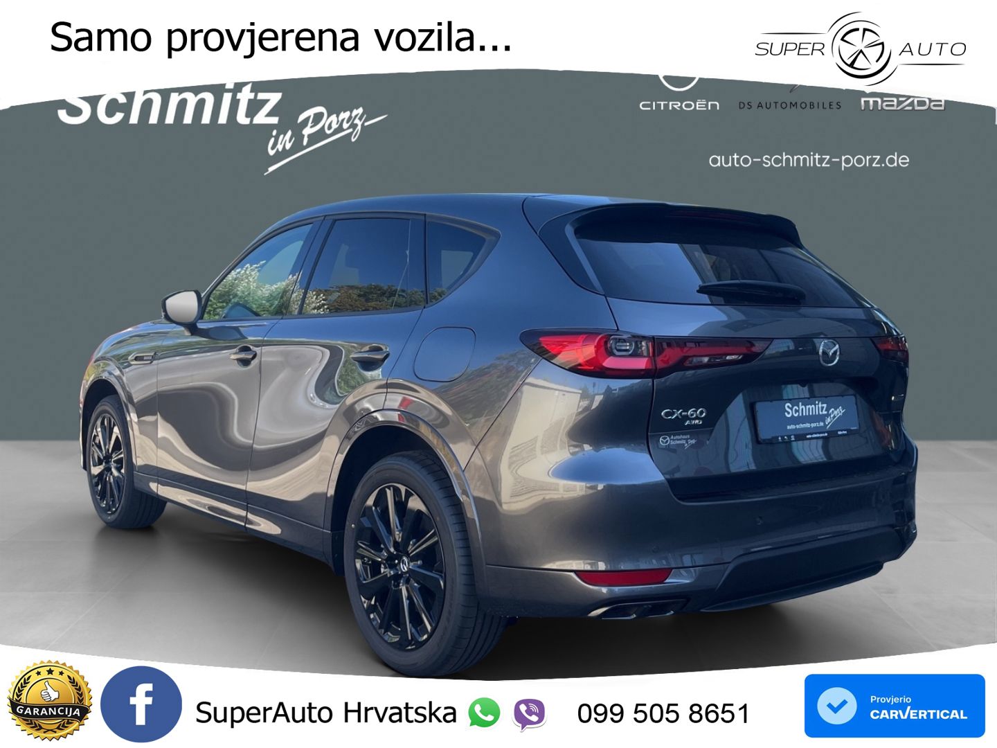 Mazda CX-60 3.3 e-Skyactiv D (254 KS) AWD Automatic LED+GR SJED+ACC