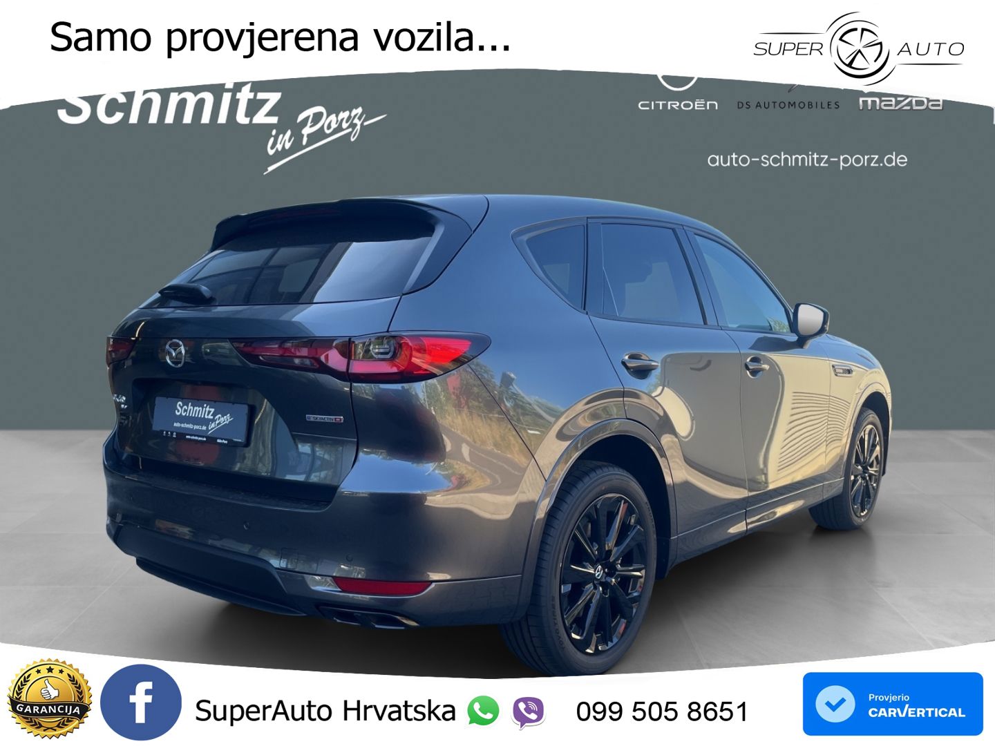 Mazda CX-60 3.3 e-Skyactiv D (254 KS) AWD Automatic LED+GR SJED+ACC