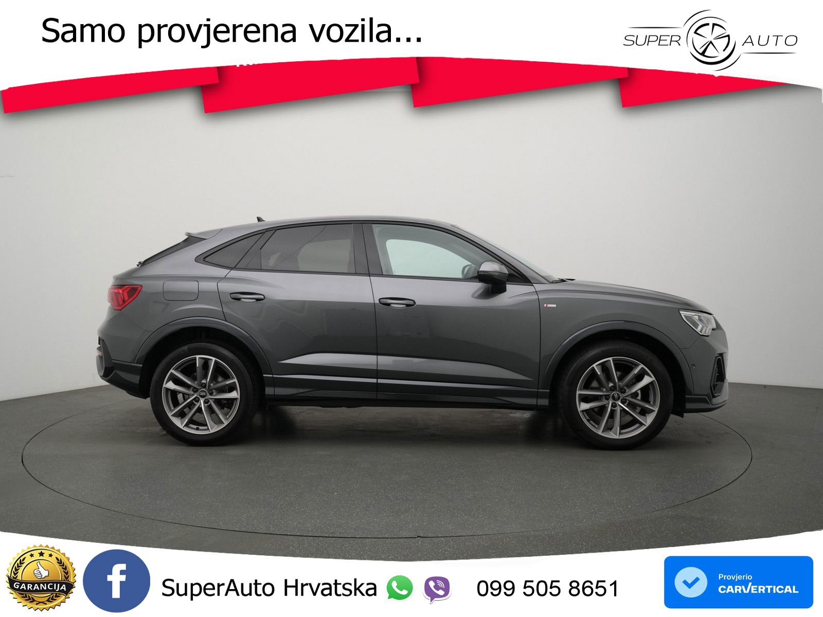 Audi Q3 III Sportback 1.5 TFSI (150 KS) S tronic S line LED+GR SJED+ACC