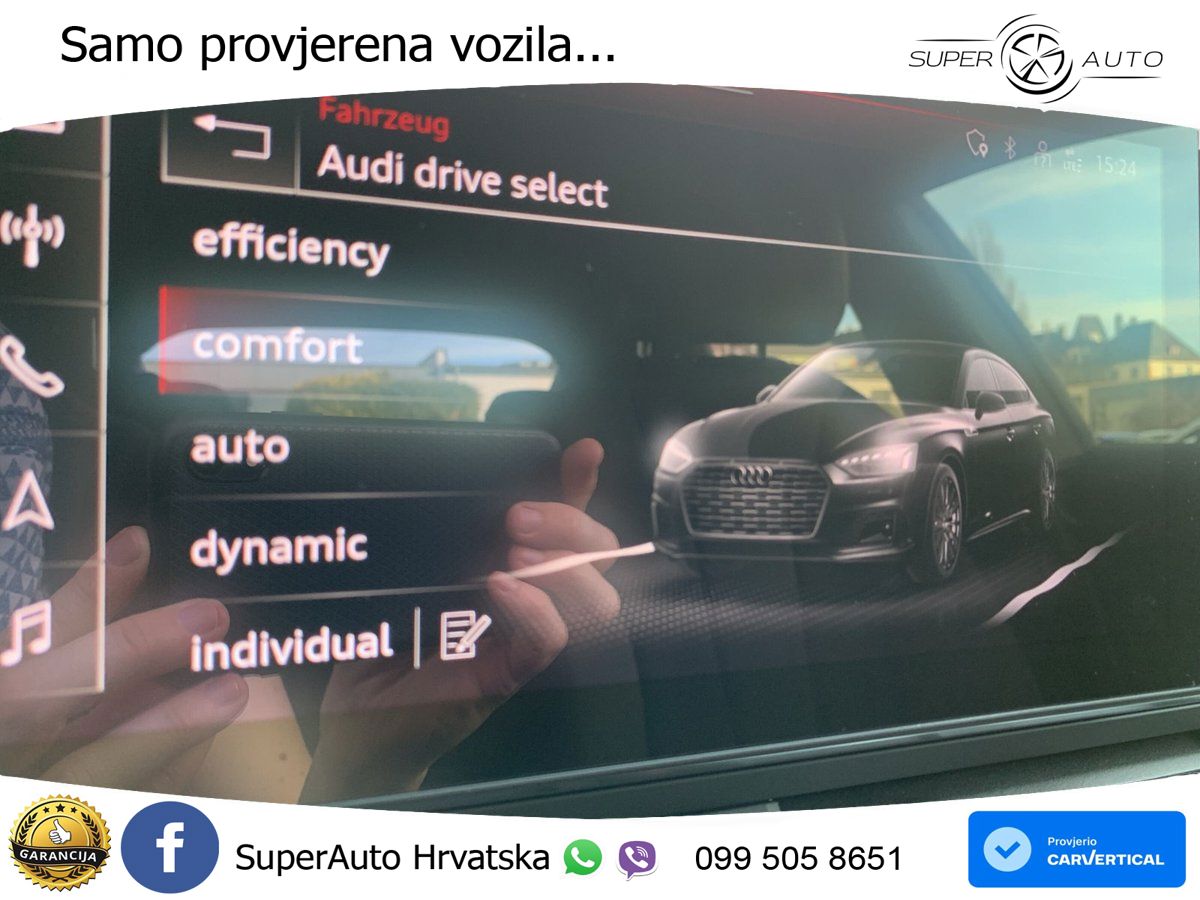 Audi A5 Sportback 40 TDI (190 KS) S tronic LED+GR SJED+ACC