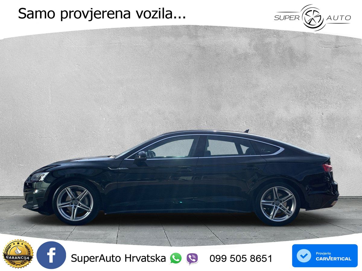 Audi A5 Sportback 40 TDI (190 KS) S tronic LED+GR SJED+ACC