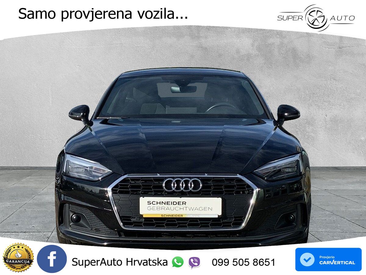 Audi A5 Sportback 40 TDI (190 KS) S tronic LED+GR SJED+ACC