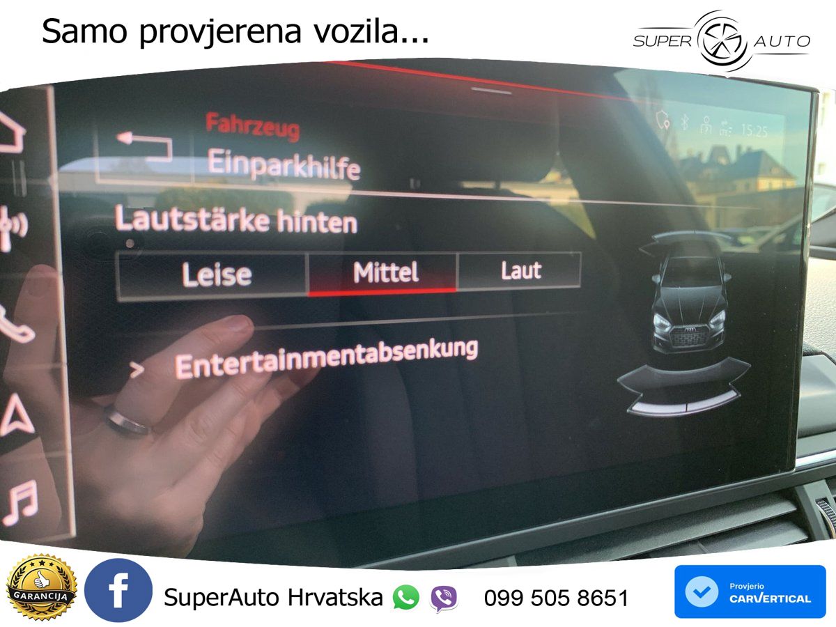 Audi A5 Sportback 40 TDI (190 KS) S tronic LED+GR SJED+ACC