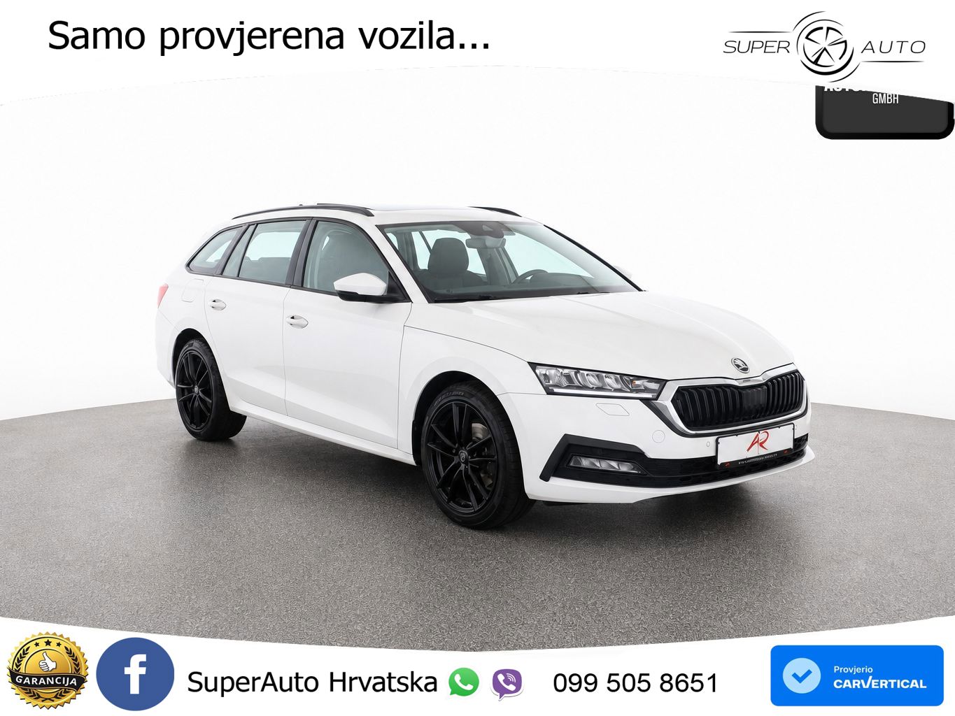 Škoda Octavia Combi 2.0 TDI (150 KS) DSG LED+GR SJED+ACC