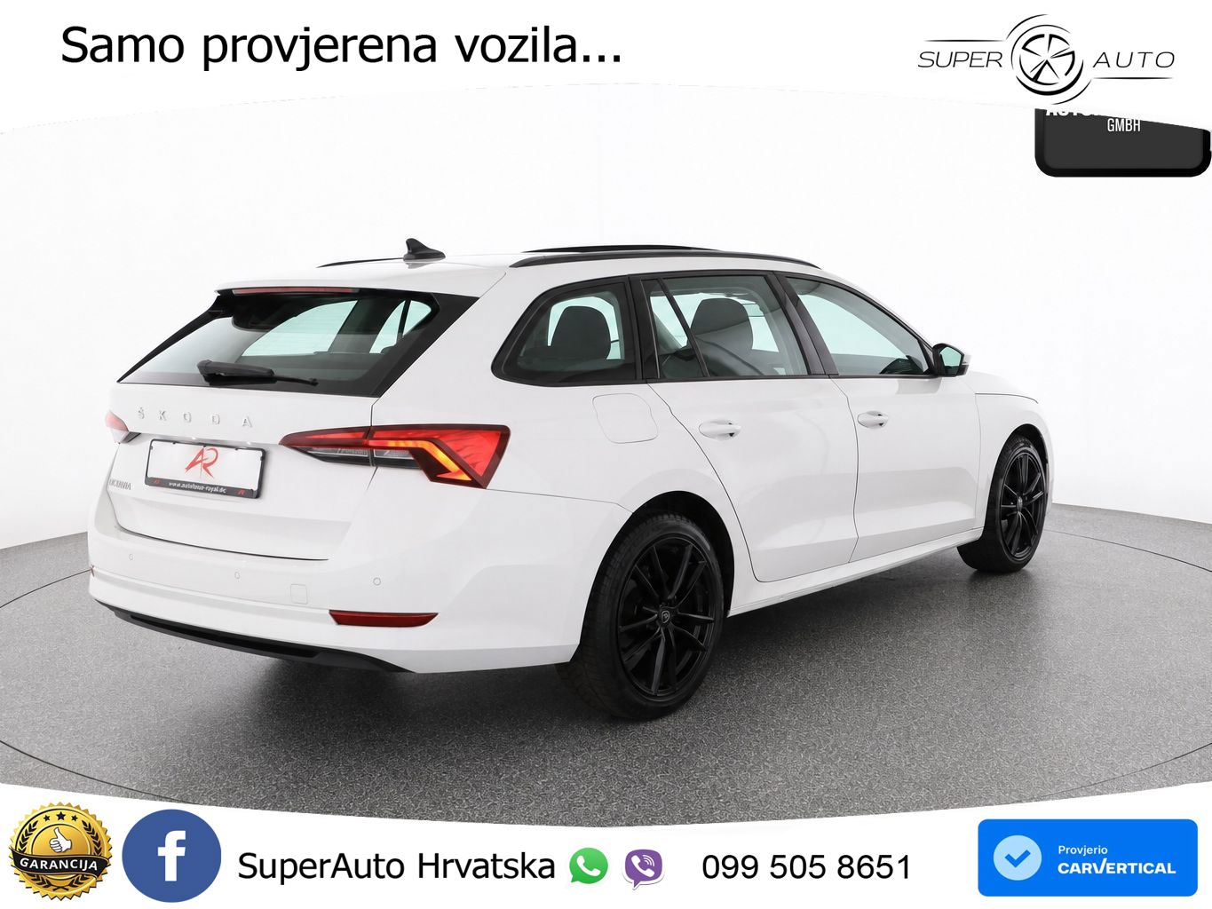 Škoda Octavia Combi 2.0 TDI (150 KS) DSG LED+GR SJED+ACC