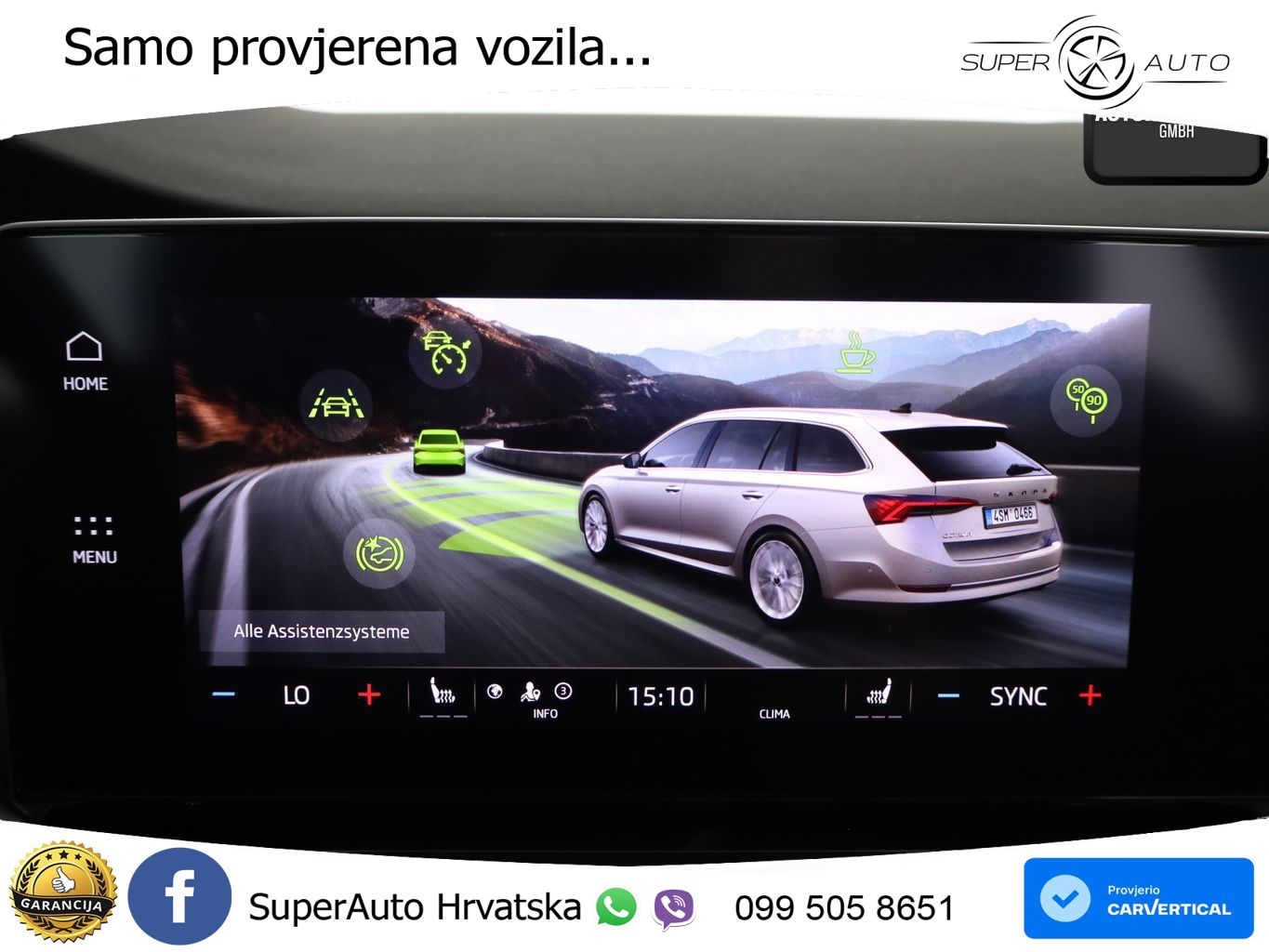 Škoda Octavia Combi 2.0 TDI (150 KS) DSG LED+GR SJED+ACC
