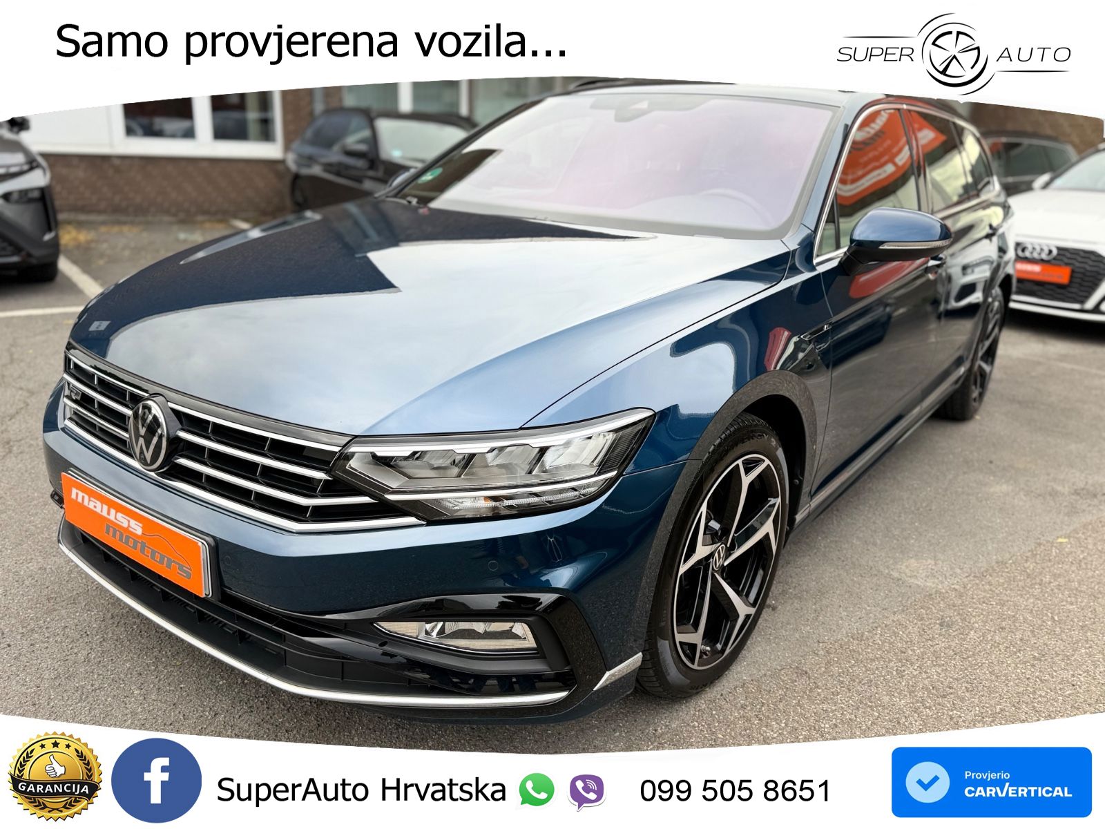 Volkswagen Passat Variant 2.0 TDI (150 KS) DSG R-Line LED+GR SJED+ACC