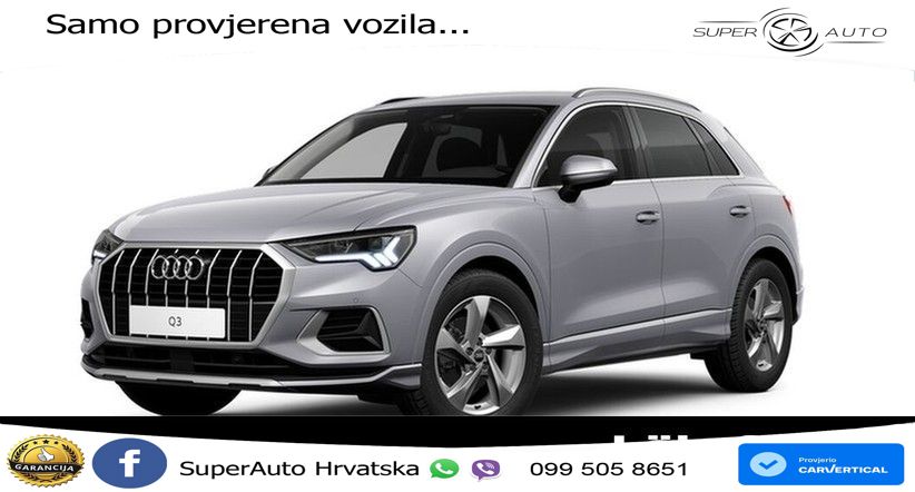 Audi Q3 35 TFSI (150 KS) S tronic advanced LED+GR SJED+ACC