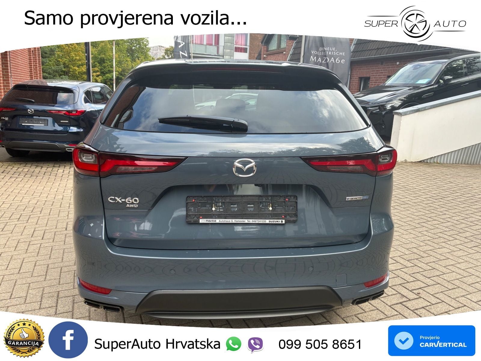 Mazda CX-60 2.5 e-Skyactiv (328 KS) AWD Automatic ACC+HEAD+4xGR SJED+360+PANO