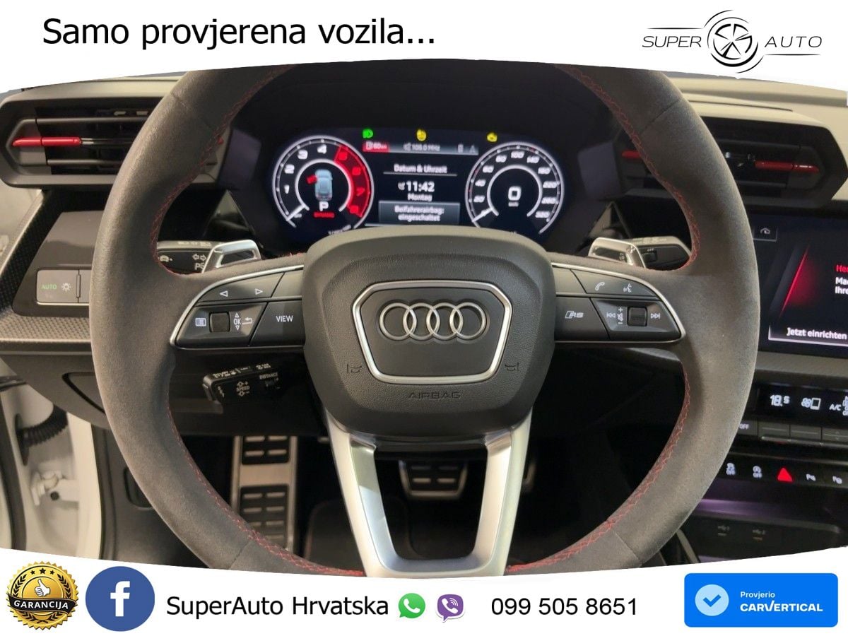 Audi RS3 Sportback 2.5 TFSI (400 KS) quattro S tronic LED+GR SJED+ACC