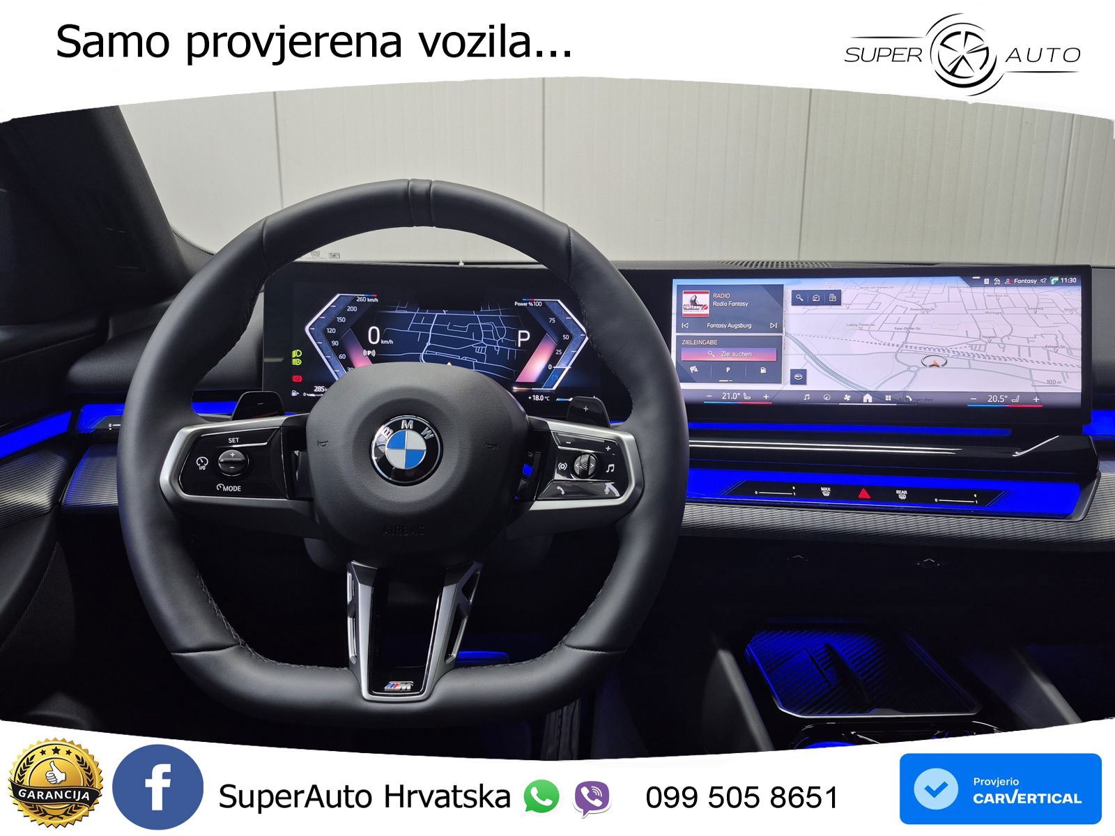 BMW 520d Touring (197 KS) xDrive Steptronic M Sport LED+GR SJED+ACC