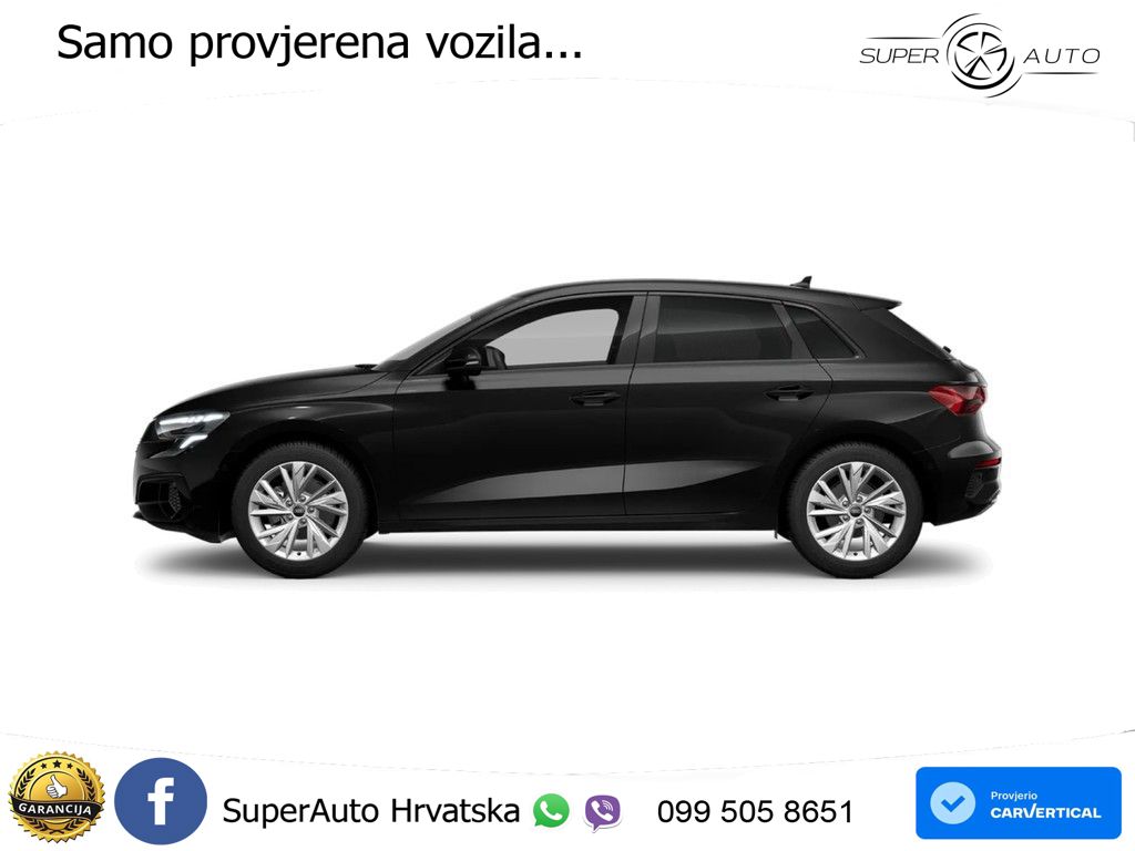 Audi A3 35 TDI (150 KS) advanced LED+GR SJED+ACC