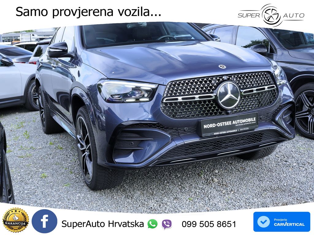 Mercedes GLE Coupe 450d (367 KS) EQ Boost 4MATIC 9G-TRONIC AMG ACC+HEAD+4xGR SJED+360+PANO