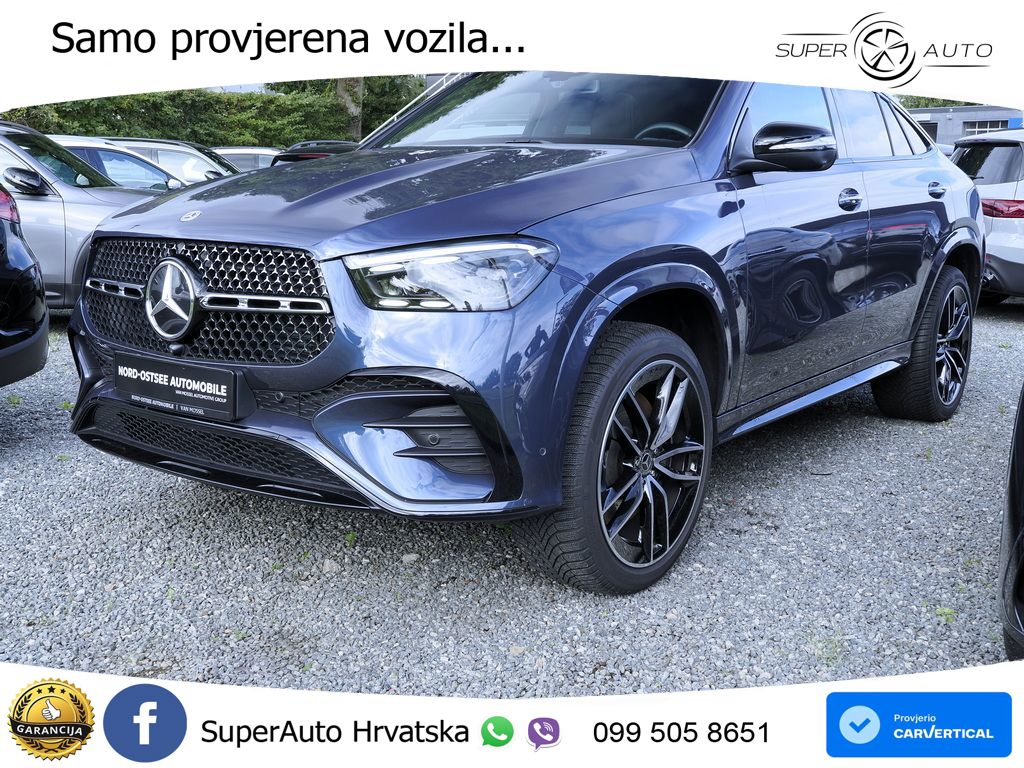 Mercedes GLE Coupe 450d (367 KS) EQ Boost 4MATIC 9G-TRONIC AMG ACC+HEAD+4xGR SJED+360+PANO