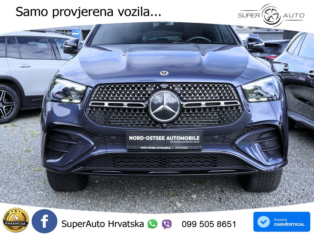 Mercedes GLE Coupe 450d (367 KS) EQ Boost 4MATIC 9G-TRONIC AMG ACC+HEAD+4xGR SJED+360+PANO