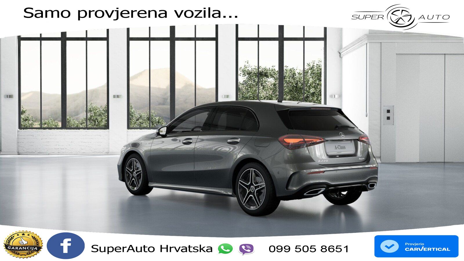 Mercedes-Benz A 220 4MATIC 8G-DCT AMG ACC+HEAD+GR SJED+360+PANO
