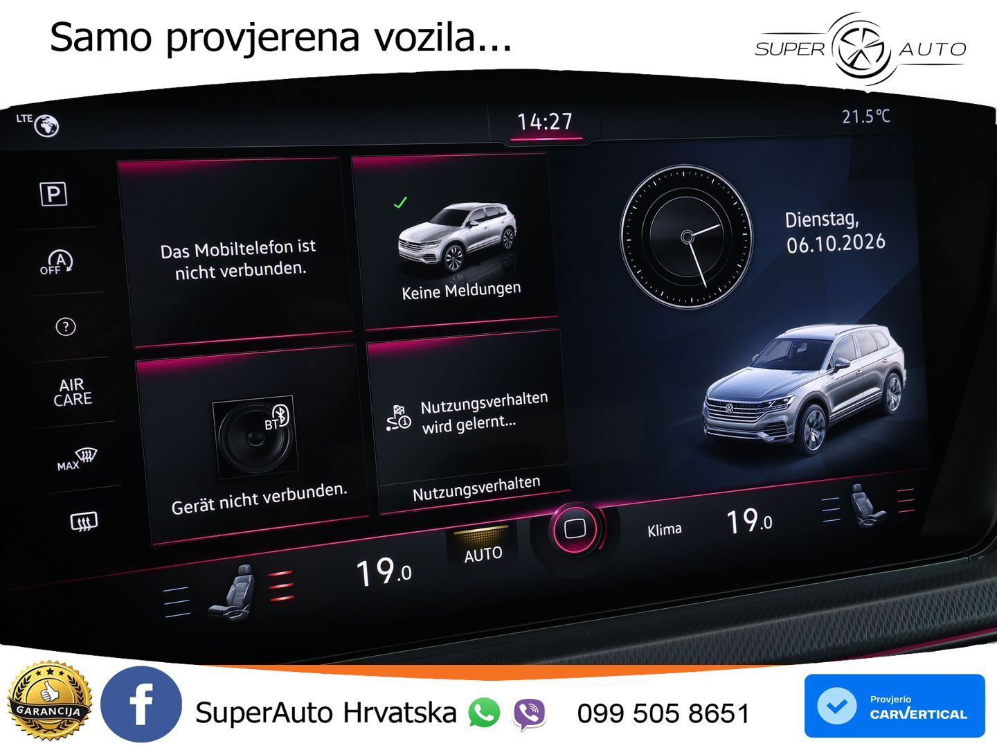 Volkswagen Touareg 3.0 V6 TDI (286 KS) 4MOTION Tiptronic R-Line MATRIX+GR SJED+KAM