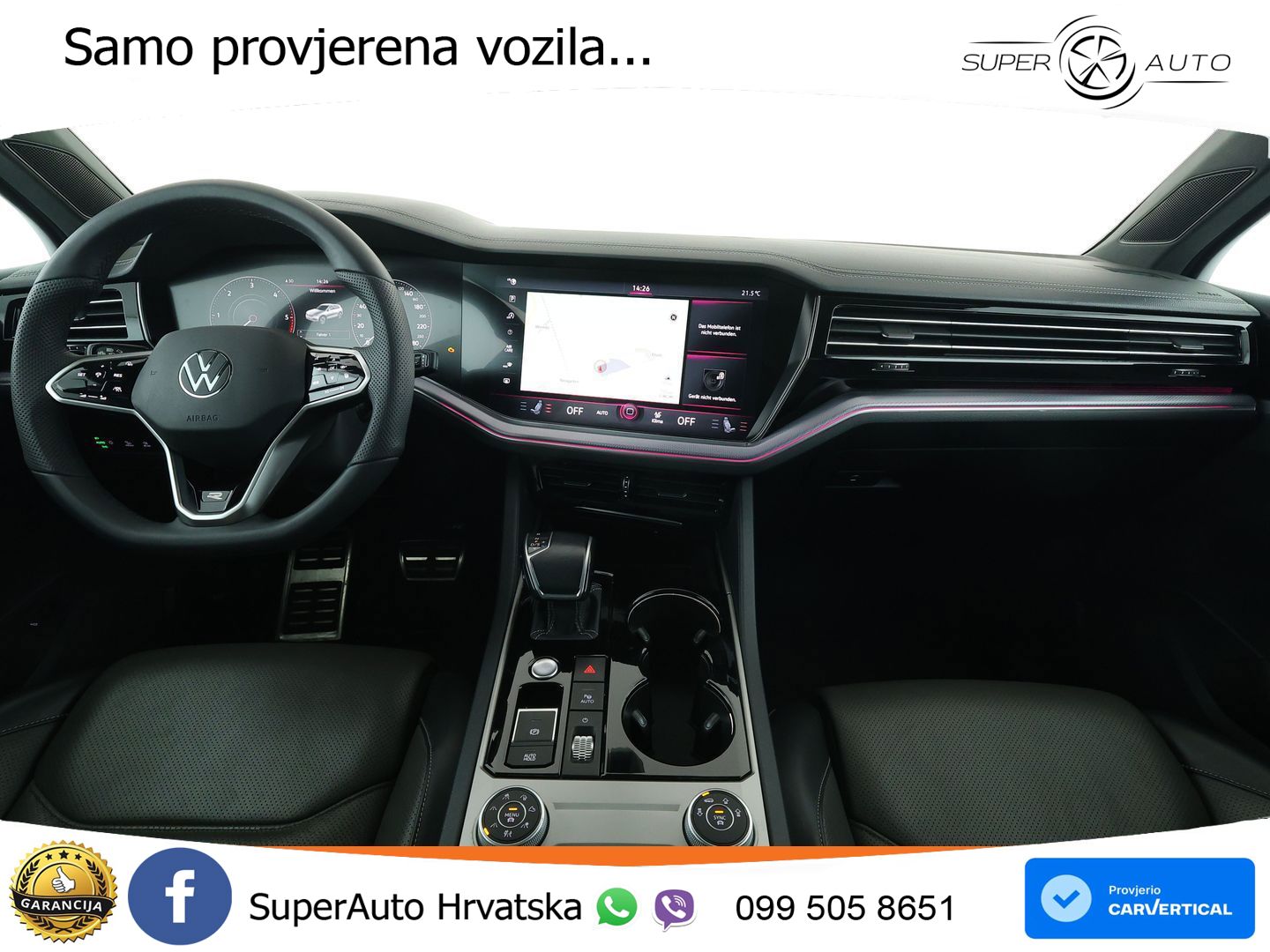 Volkswagen Touareg 3.0 V6 TDI (286 KS) 4MOTION Tiptronic R-Line MATRIX+GR SJED+KAM