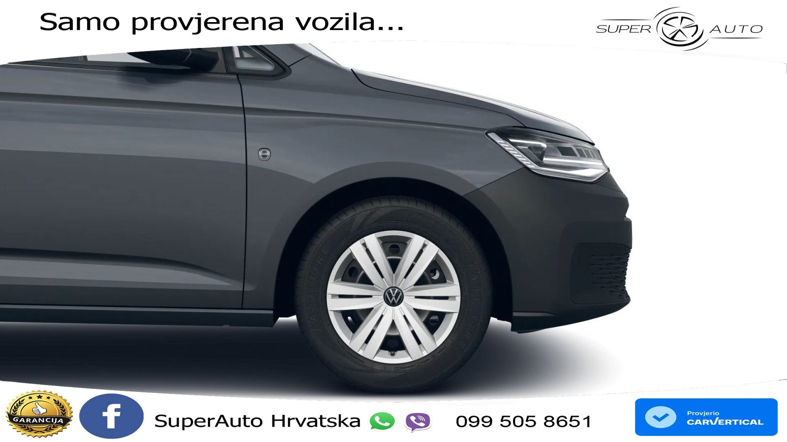Volkswagen Caddy Kombi / Standh, 5-Sitze, AHK, LED, SHZ 102 KS