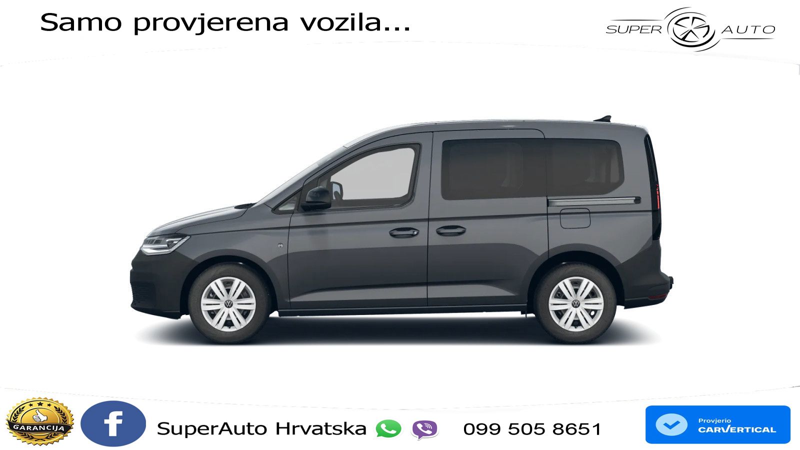 Volkswagen Caddy Kombi / Standh, 5-Sitze, AHK, LED, SHZ 102 KS