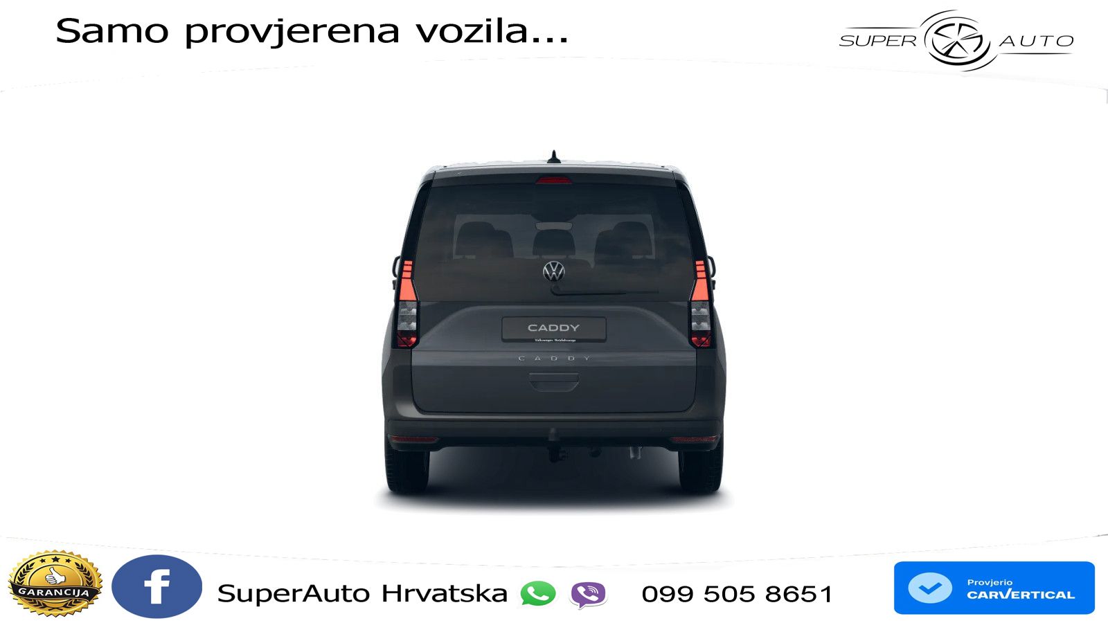 Volkswagen Caddy Kombi / Standh, 5-Sitze, AHK, LED, SHZ 102 KS