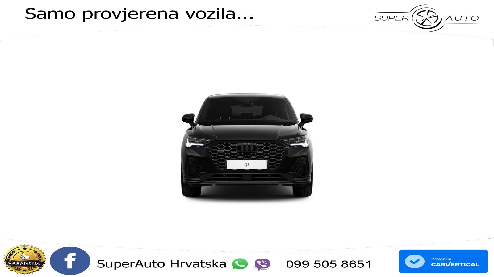 Audi Q3 Sportback 45 TFSI (245 KS) quattro S tronic S line MATRIX+GR SJED+KAM