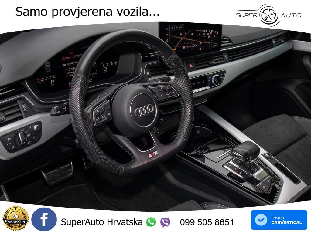 Audi A5 Sportback 40 TFSI (190 KS) S tronic S line MATRIX+GR SJED+KAM