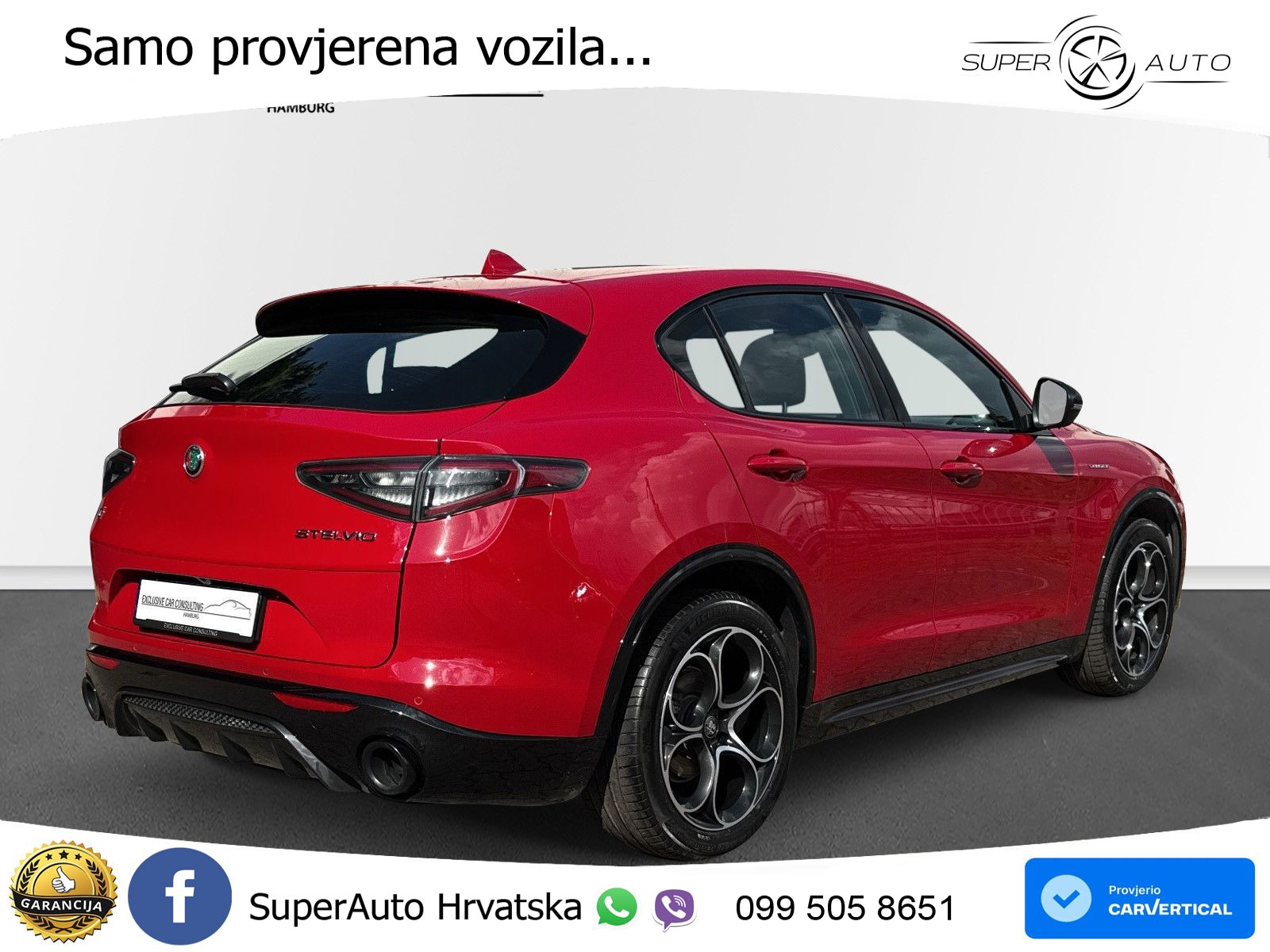 Alfa Romeo Stelvio 2.2 MultiJet II (210 KS) Q4 Automatic LED+GR SJED+ACC