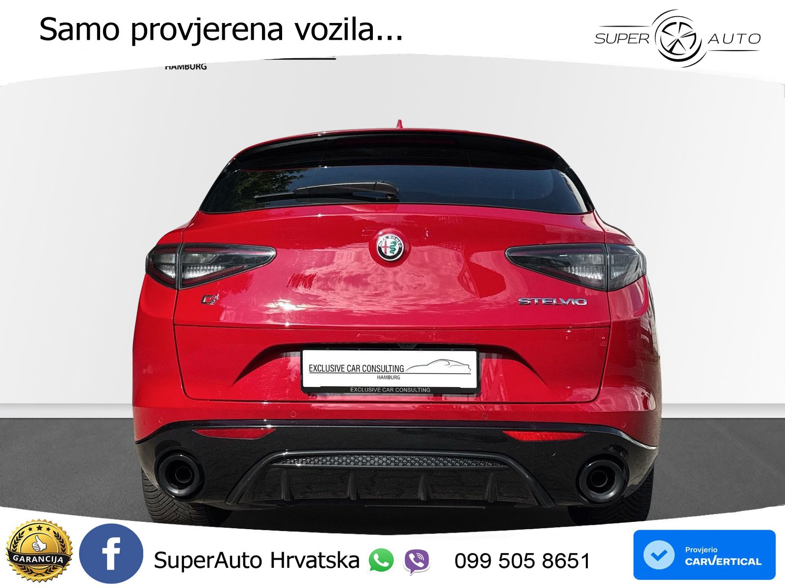 Alfa Romeo Stelvio 2.2 MultiJet II (210 KS) Q4 Automatic LED+GR SJED+ACC