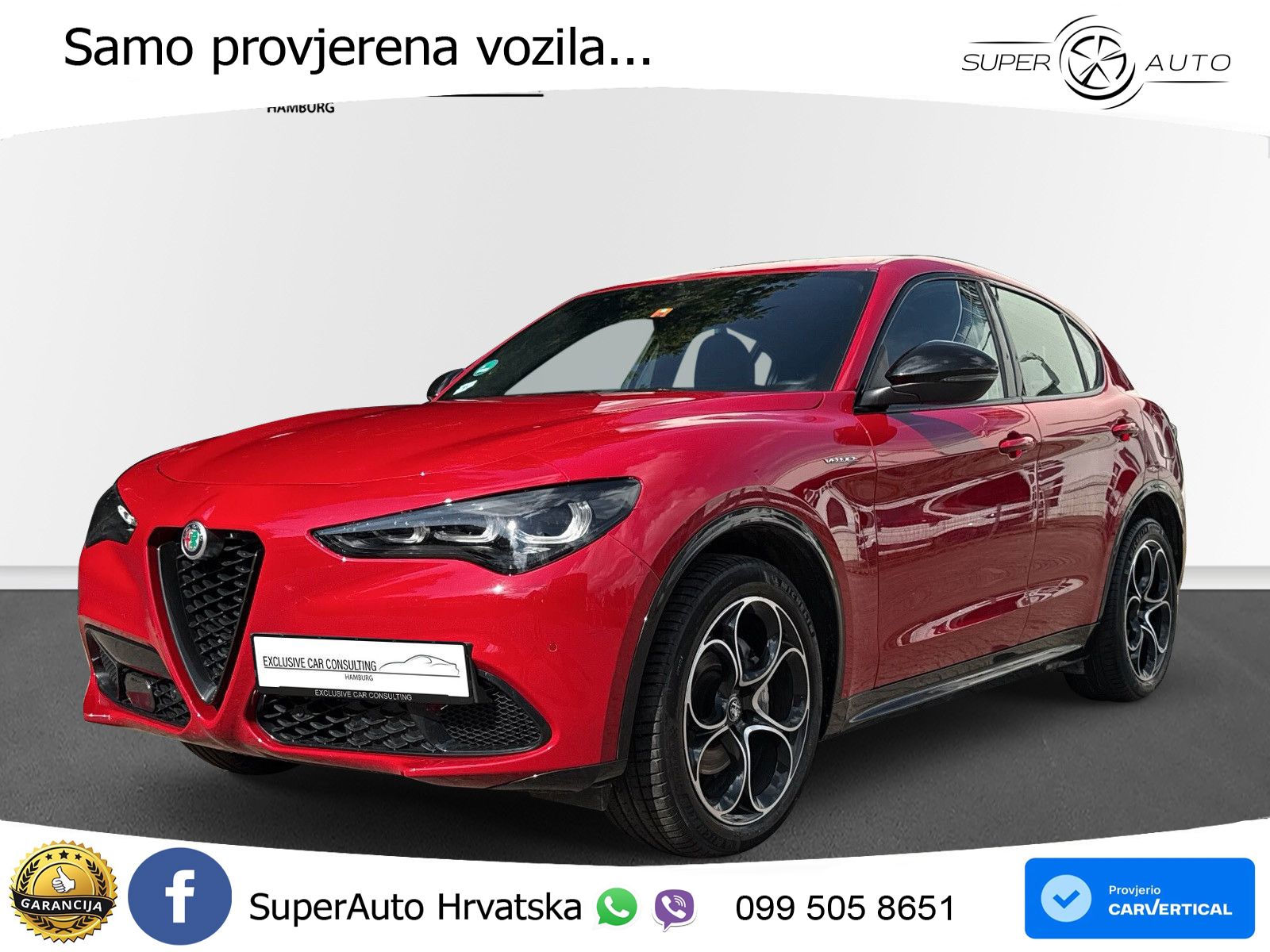 Alfa Romeo Stelvio 2.2 MultiJet II (210 KS) Q4 Automatic LED+GR SJED+ACC