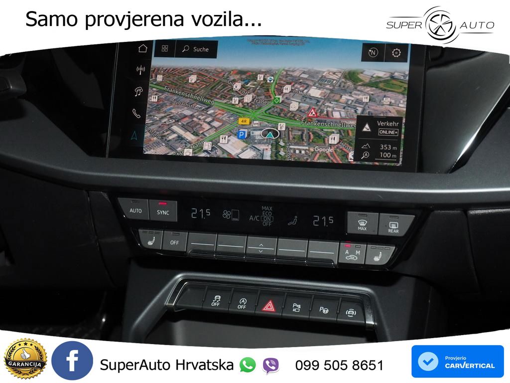 Audi A3 Limuzina 30 TFSI (116 KS) S tronic advanced LED+GR SJED+ACC