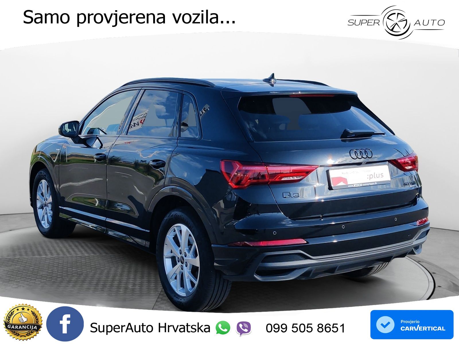 Audi Q3 40 TFSI (190 KS) quattro S tronic S line LED+GR SJED+ACC