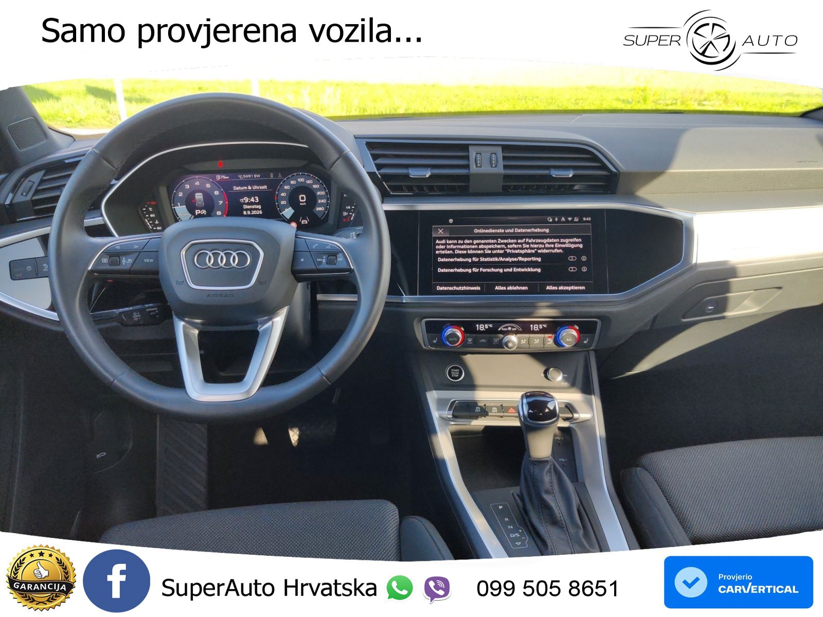 Audi Q3 40 TFSI (190 KS) quattro S tronic S line LED+GR SJED+ACC