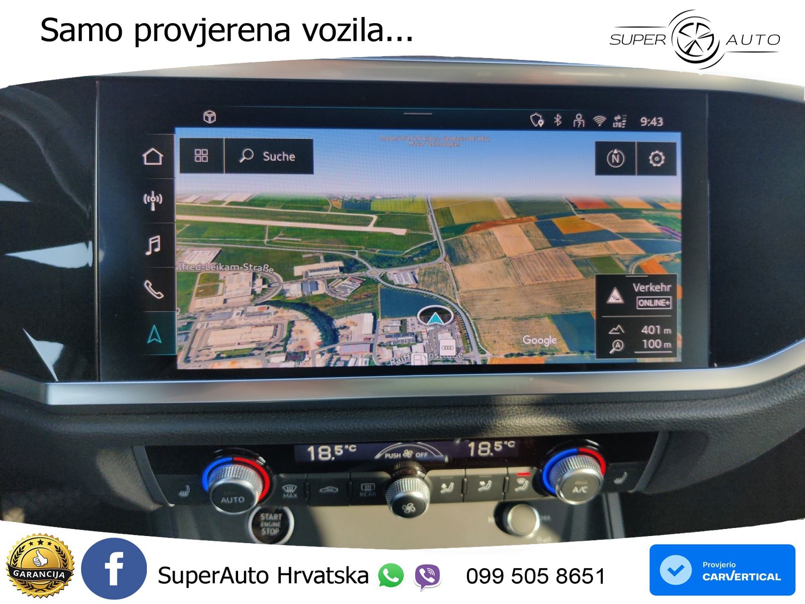Audi Q3 40 TFSI (190 KS) quattro S tronic S line LED+GR SJED+ACC